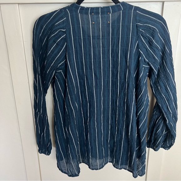 Pietsie Linen Blend Striped Atlin Top Size Extra Small - Picture 10 of 12